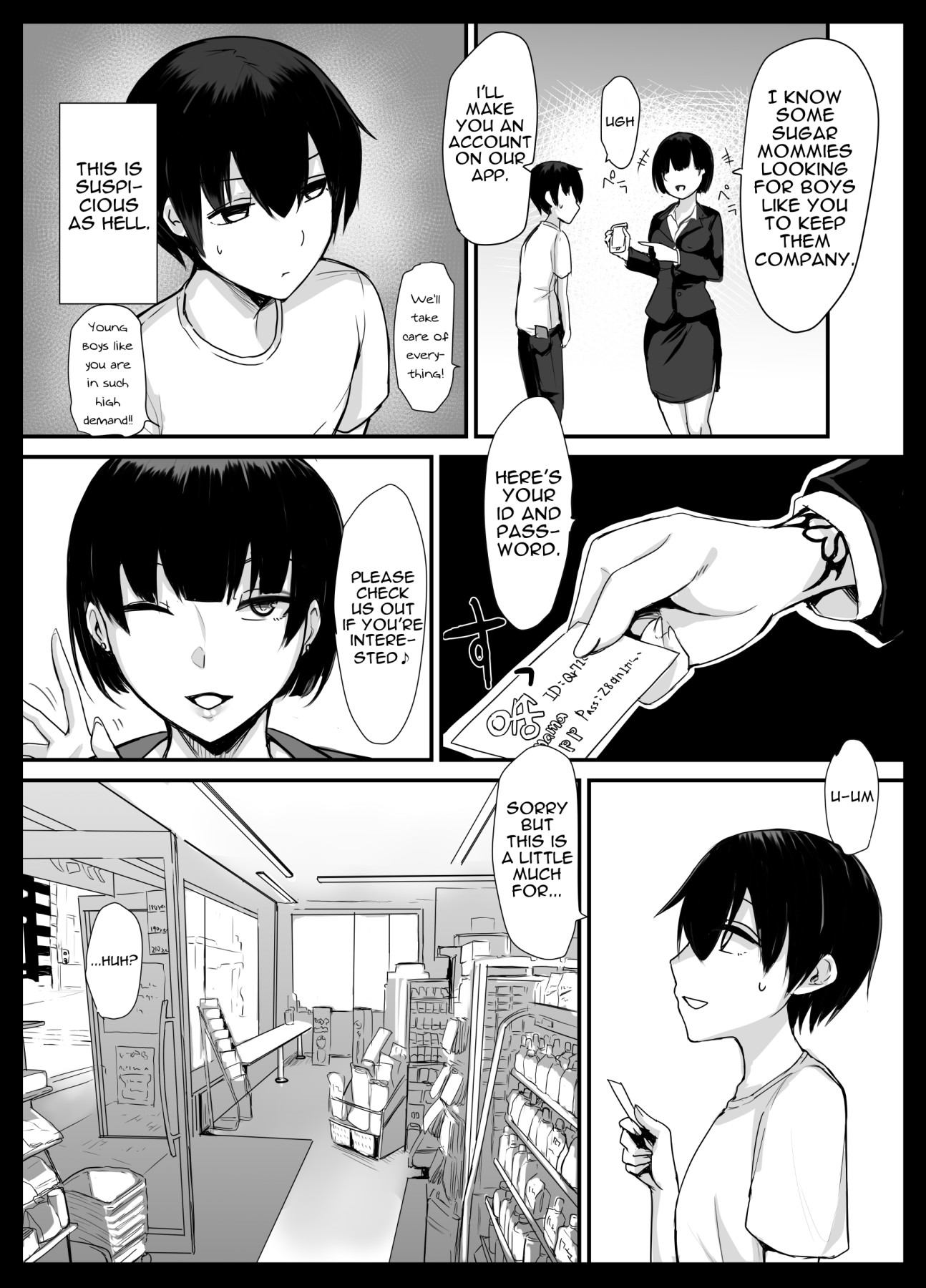 hentai manga Sugar Mama! ~Copulating With A Sexually Frustrated Housewife~